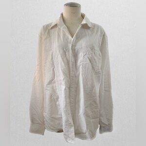 Classic White Button Up Shirt